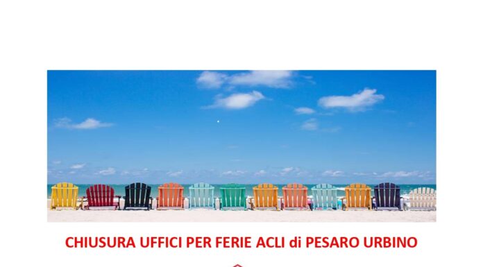 Chiusura uffici per ferie estive